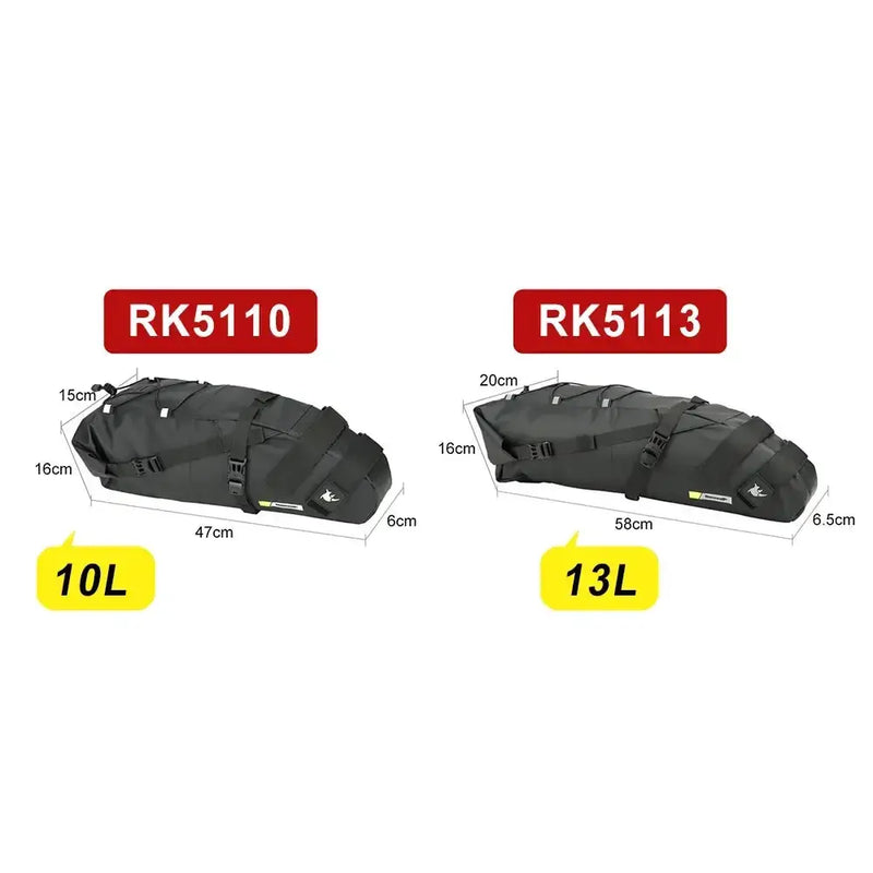 Habicare Waterproof Bike Saddle Bag 5L – 13L Waterproof Bike Saddle Bag 5L – 13L