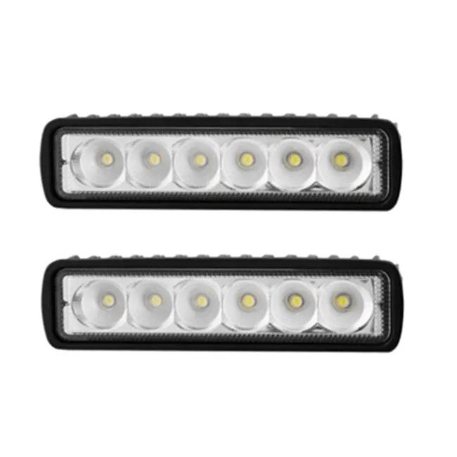2x 6inch 30W LED Work Driving Light Bar Flood beam Lamp by salelink.co.nz