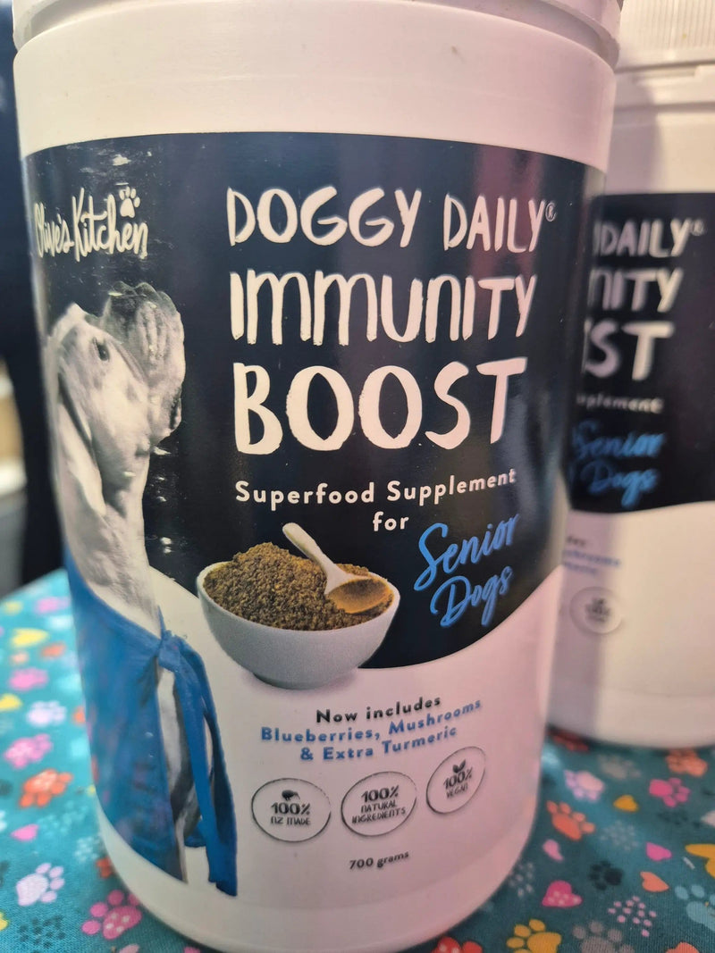 Animal Addiction Limited Dog Supplement Doggy Daily Immunity Boost for SENIOR Dogs 700g Doggy Daily Immunity Boost for SENIOR Dogs 700g