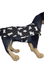 Animal Addiction Limited Dog Clothing Schnauzer Print Sleeper Coat Schnauzer Print Sleeper Coat