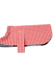 Animal Addiction Limited Dog Clothing Red Check Sleeper Coat Red Check Sleeper Coat