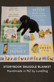 Animal Addiction Limited LuxeDog Storybook Collection - Snuggle Blanket LuxeDog Storybook Collection - Snuggle Blanket