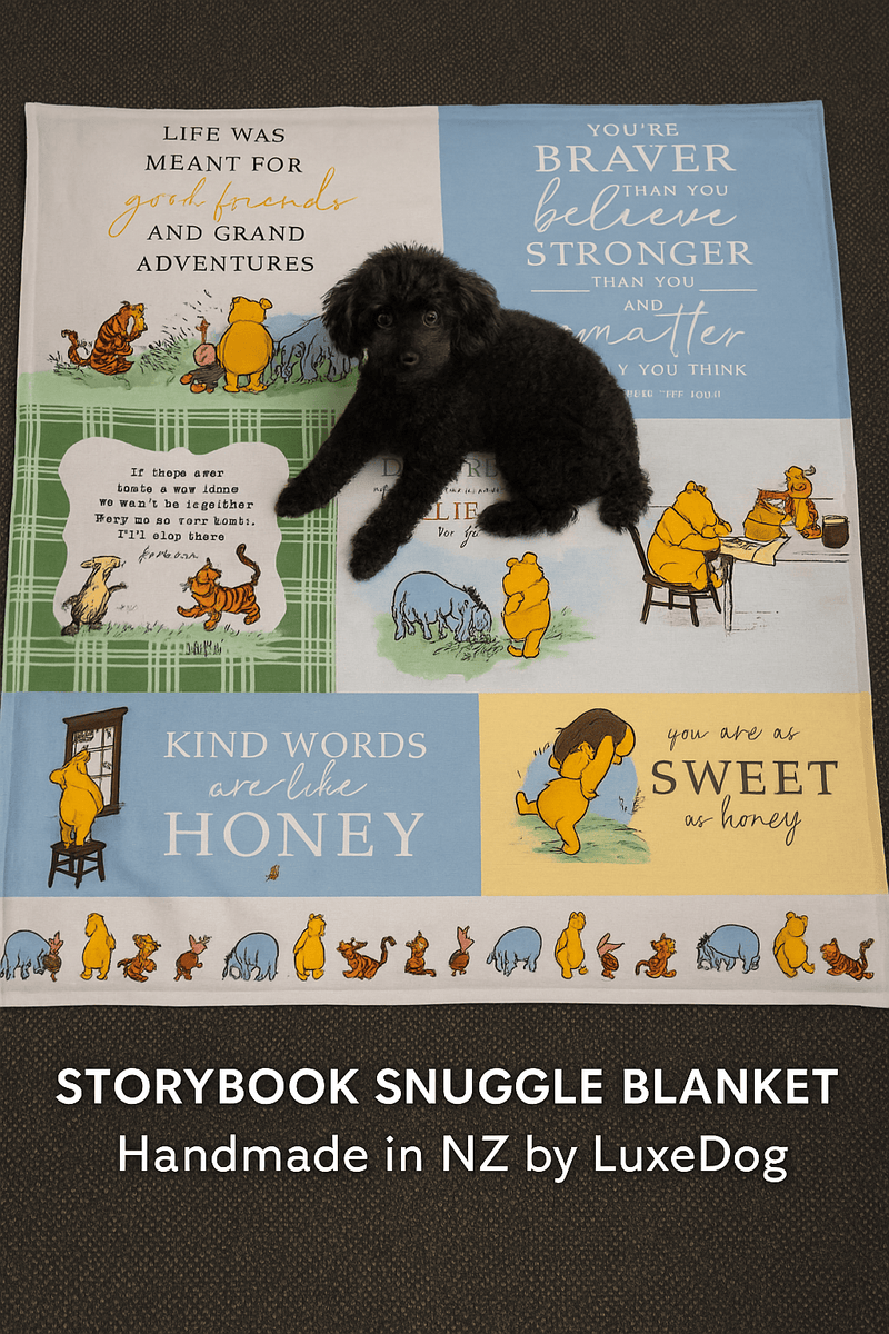 Animal Addiction Limited LuxeDog Storybook Collection - Snuggle Blanket LuxeDog Storybook Collection - Snuggle Blanket