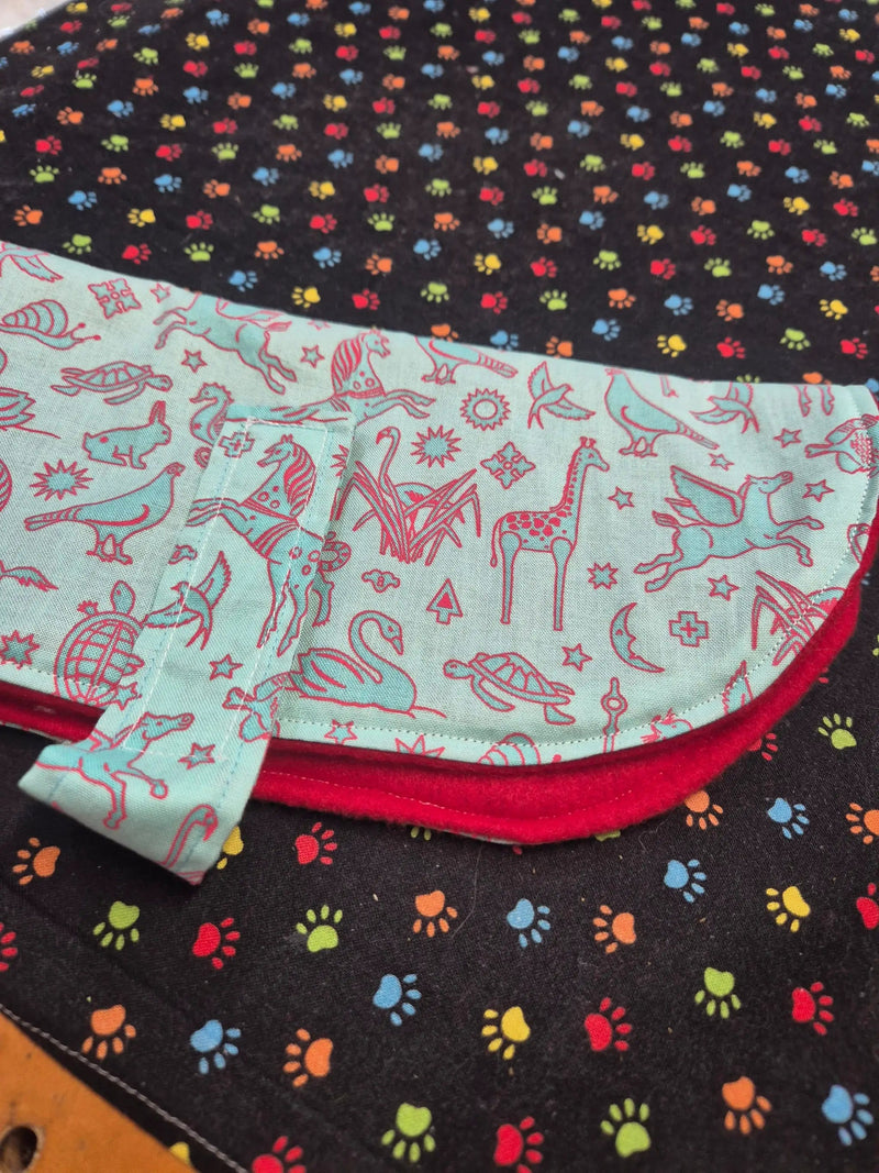 Animal Addiction Limited Dog Coats Mint Safari Dog Sleeper Coat – Lightweight Cotton & Fleece Mint Safari Dog Sleeper Coat – Lightweight Cotton & Fleece