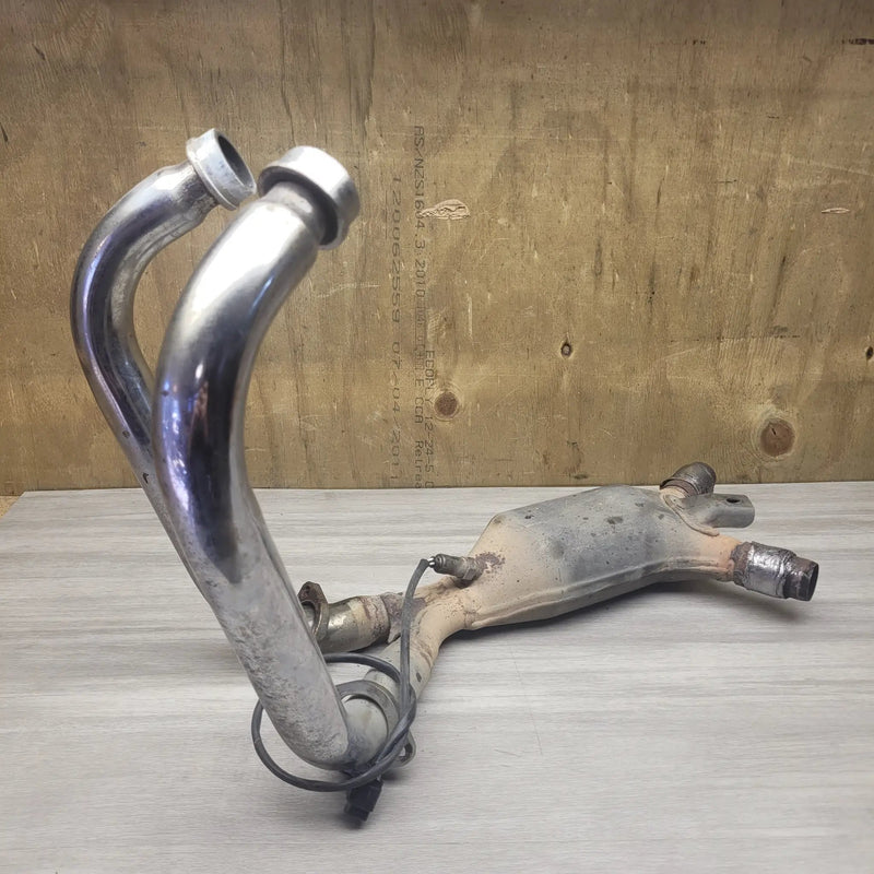 GW250 Inazuma Exhaust headers by Motor Morgue