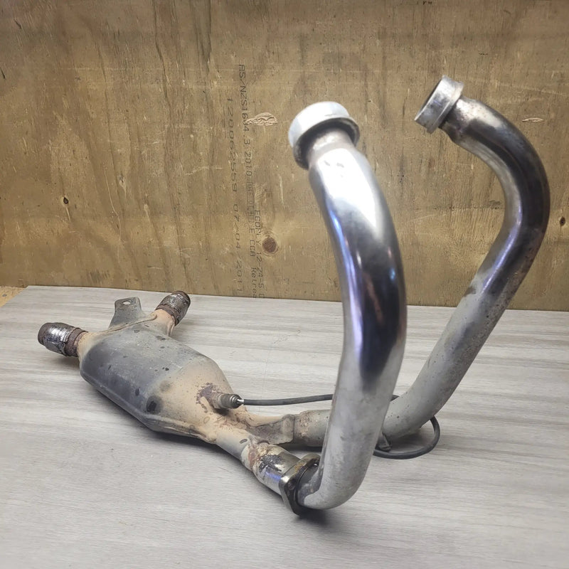 GW250 Inazuma Exhaust headers by Motor Morgue