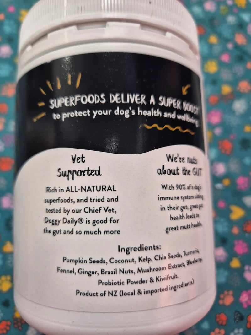 Animal Addiction Limited Dog Supplement Doggy Daily Immunity Boost for SENIOR Dogs 250gm Doggy Daily Immunity Boost for SENIOR Dogs 250gm