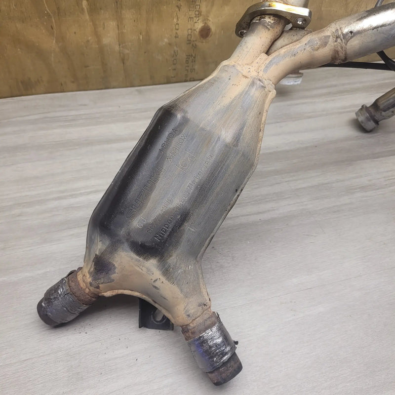GW250 Inazuma Exhaust headers by Motor Morgue