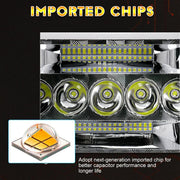 5x7" 7x6" Inch LED Headlights Hi/Lo Beam DRL For Toyota Hilux Jeep Truck 1 Pair by salelink.co.nz