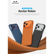 techplus Mobile Phone Case ROBIN Keephone Genuine Kevlar Case for iPhone 18 Pro with MagSafe ROBIN Keephone Genuine Kevlar Case for iPhone 18 Pro with MagSafe