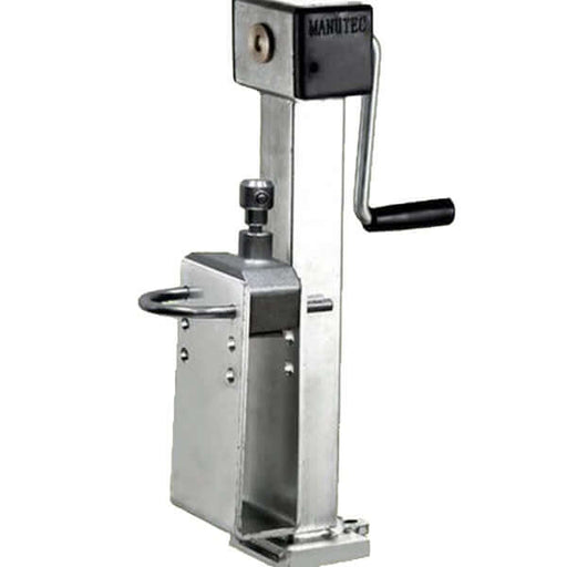 Robot Trolley Universal High Lift Bracket shown from the side, heavy-duty design for caravan maneuvering.