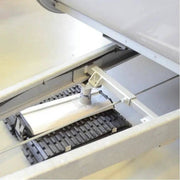 Standard A Frame Bracket attached to open frame chassis of Robot Trolley for easy maneuverability