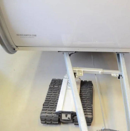 Standard A Frame Bracket mounted on a robot trolley chassis for easy attachment.