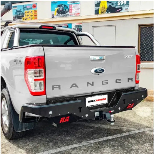 Rockamor Elite Steel Rear Step / Towbar To Suit Ford Ranger Wildtrack 2012-2020 by RockarmorNZ