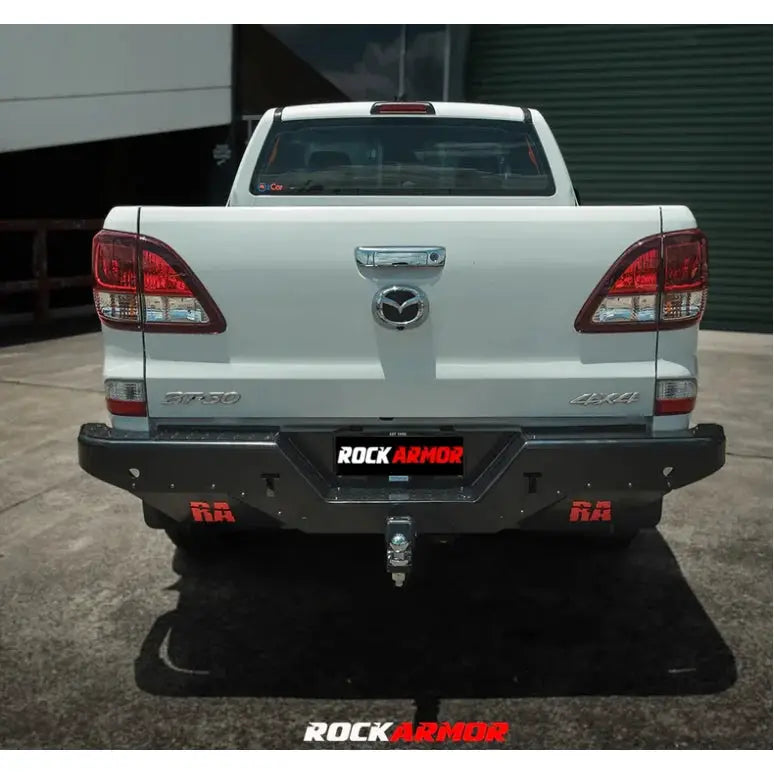 Rockamor Elite Steel Rear Step / Towbar To Suit Mazda Bt50 2011-2020 by RockarmorNZ