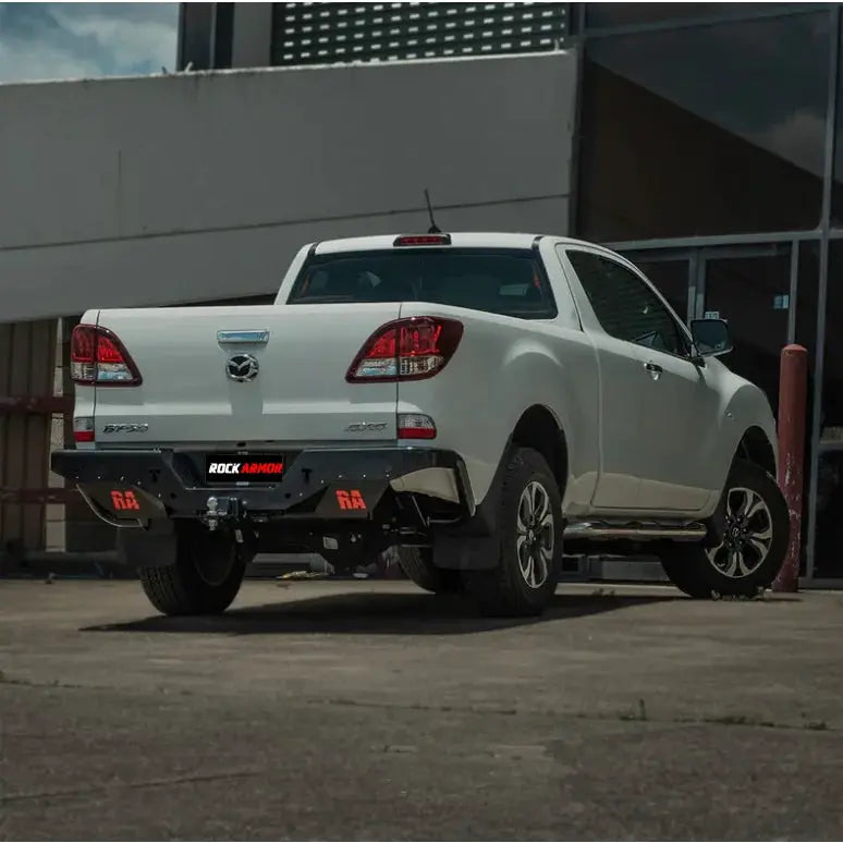 Rockamor Elite Steel Rear Step / Towbar To Suit Mazda Bt50 2011-2020 by RockarmorNZ