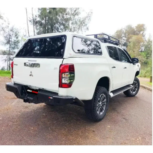 Rockamor Elite Steel Rear Step / Towbar To Suit Mitsubishi Mr Triton 2019+ Glx/Glx+/Gls/Glsr by RockarmorNZ