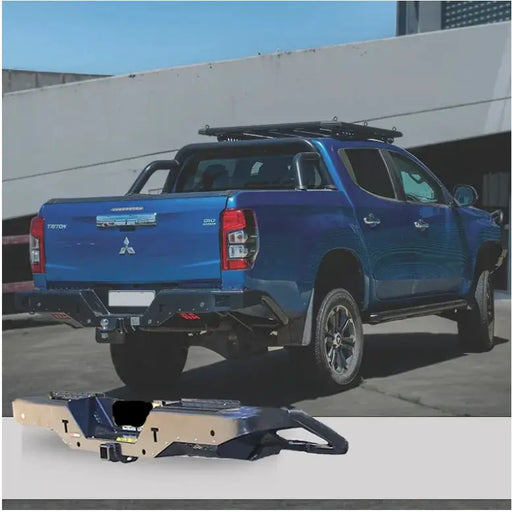 Rockamor Elite Steel Rear Step / Towbar To Suit Mitsubishi Mr Triton 2019+ Glx/Glx+/Gls/Glsr by RockarmorNZ