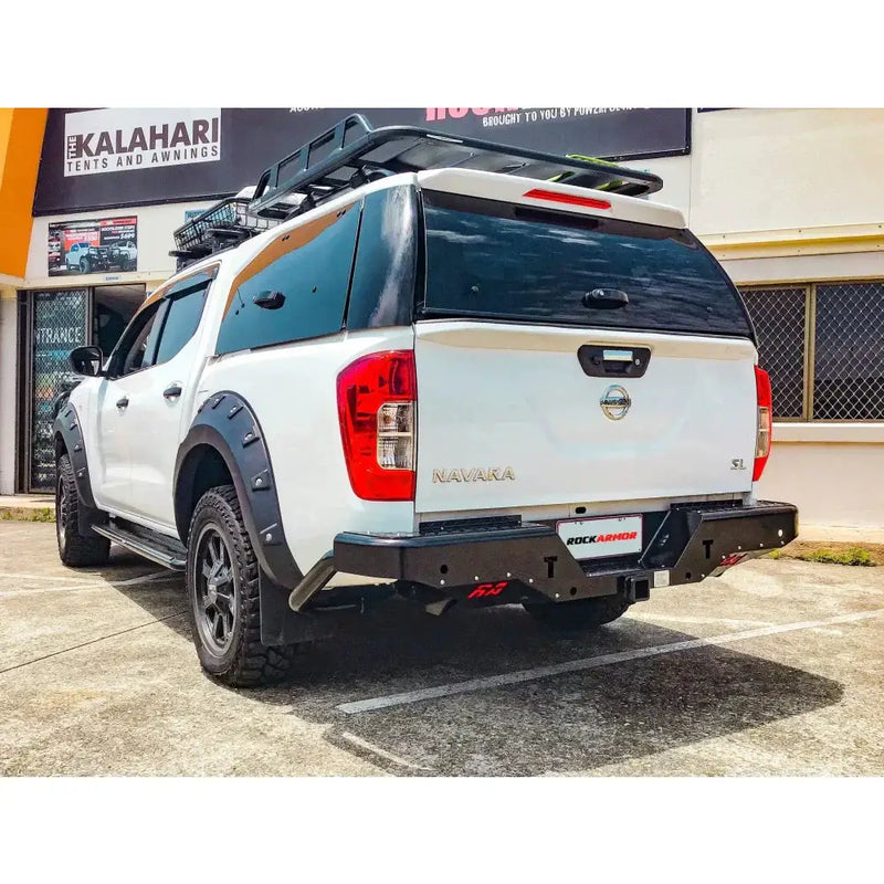 Rockamor Elite Steel Rear Step / Towbar To Suit Nissan Navara Np300 D23 2015 to current by RockarmorNZ