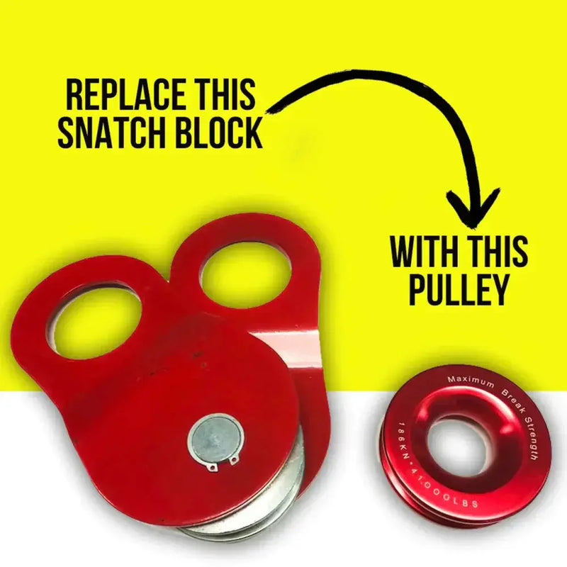 Rockarmor-18T Soft Shackle/Synthetic Rope Pulley by RockarmorNZ