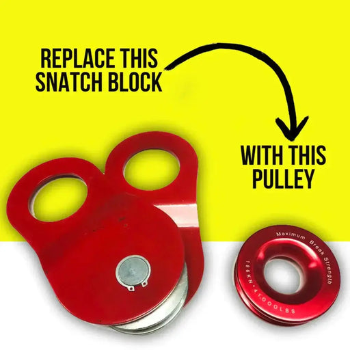 Rockarmor-18T Soft Shackle/Synthetic Rope Pulley by RockarmorNZ