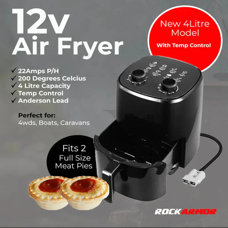 Rockarmor 4L 12V Vehicle Air Fryer by RockarmorNZ