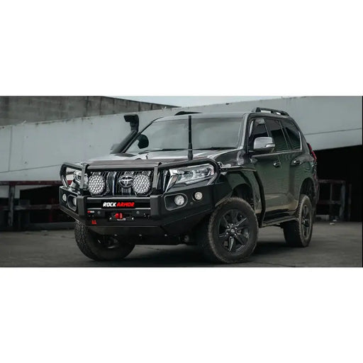 Rockarmor Brushbar To Suit Toyota Prado 150 Series Tear Drop Suits Elite Bullbar by RockarmorNZ