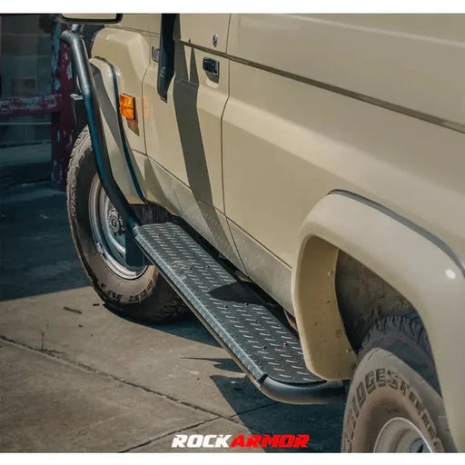 Rockarmor Brushbar To Suit Toyota Troopy Carrier / Lancrusier Fj75/76/78/79 Suits Priemum Bullbar by RockarmorNZ