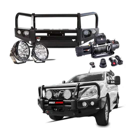 Rockarmor Elite Bullbar Frontal Combo To Suit Mazda Bt-50 2012-2019 by RockarmorNZ