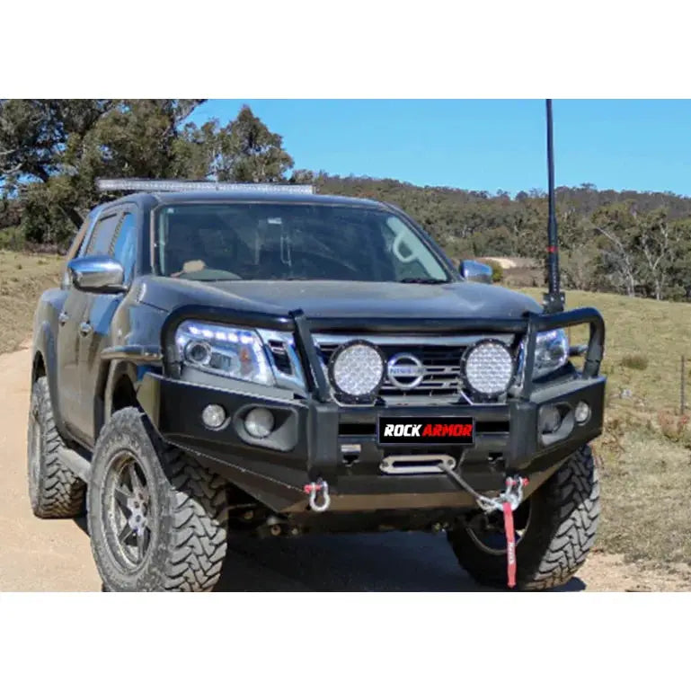 Rockarmor Elite Bullbar Frontal Combo To Suit Nissan Navara Np300 by RockarmorNZ