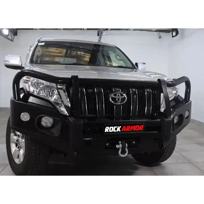 Rockarmor Elite Hoop Steel Bullbar Combo Package - Toyota Prado Fj150 2018-Current (Full Bar Replacement) by RockarmorNZ