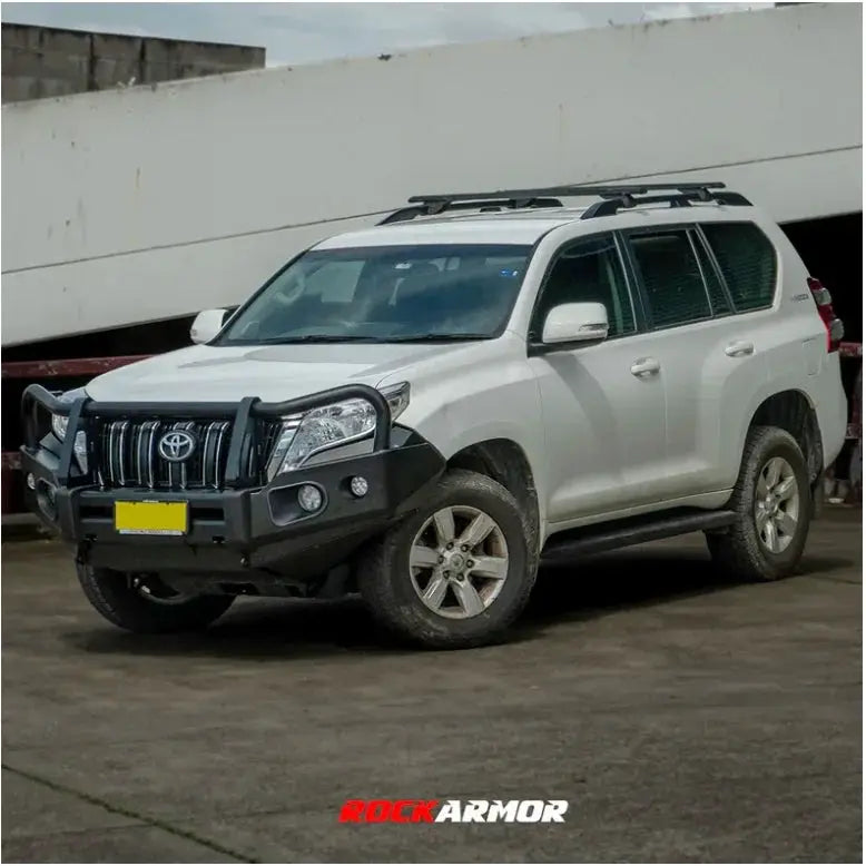 Rockarmor Elite Hoop Steel Bullbar Combo Package - Toyota Prado Fj150 2018-Current (Full Bar Replacement) by RockarmorNZ