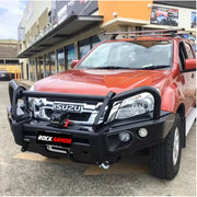 Rockarmor Elite Hoop Steel Bullbar - Isuzu Dmax 01/2017-07/2020 (Bar Replacement Eyebrows) by RockarmorNZ