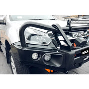 Rockarmor Elite Hoop Steel Bullbar - Isuzu Dmax 01/2017-07/2020 (Bar Replacement Eyebrows) by RockarmorNZ