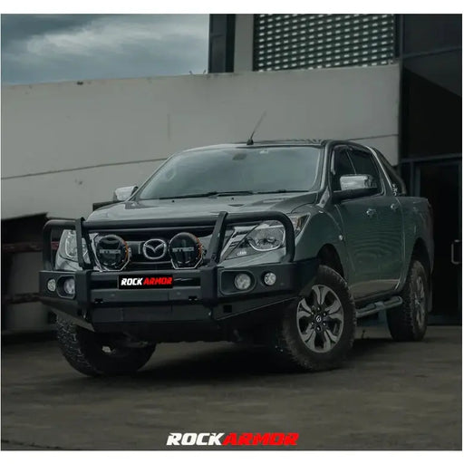 Rockarmor Elite Hoop Steel Bullbar - Mazda Bt-50 2011-2020 (Bumper Cut) by RockarmorNZ