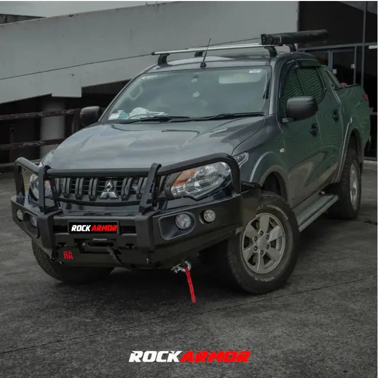 Rockarmor Elite Steel Bullbar - Mitubishi Triton MQ by RockarmorNZ