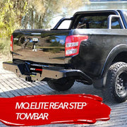 Rockarmor Elite Steel Rear Step / Tow Bar To Suit Mitsubishi Triton Mq 2015 - 2018 by RockarmorNZ