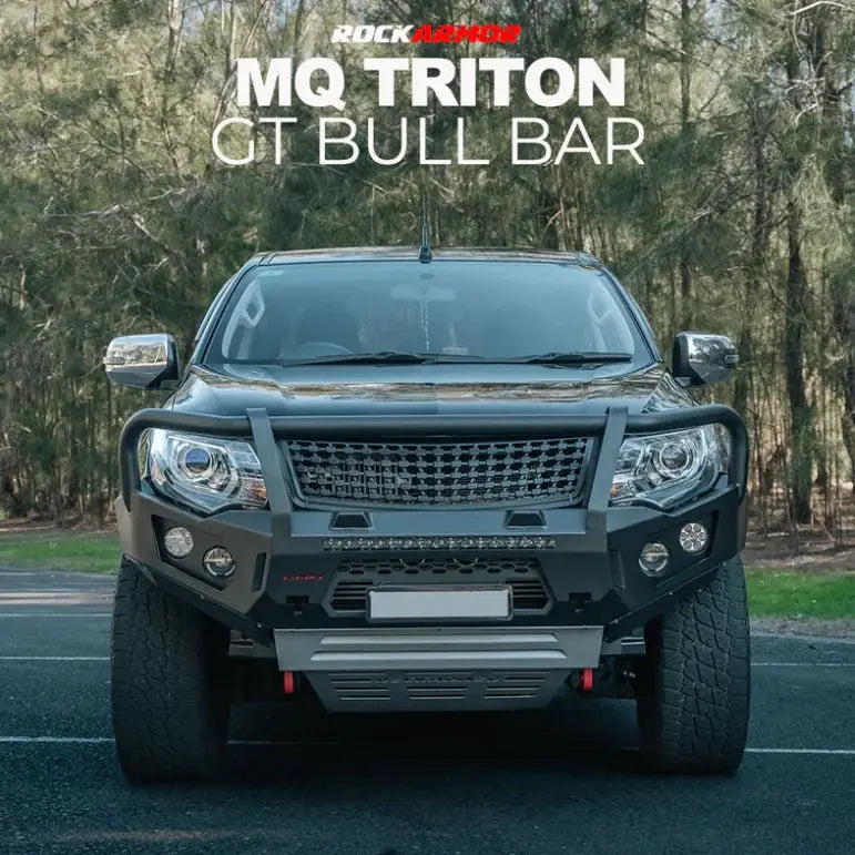 Rockarmor Gt Hoop Bullbar Combo Pack - Mitsubishi Mq Triton by RockarmorNZ