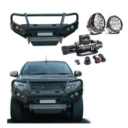 Rockarmor Gt Hoop Bullbar Combo Pack - Mitsubishi Mq Triton by RockarmorNZ