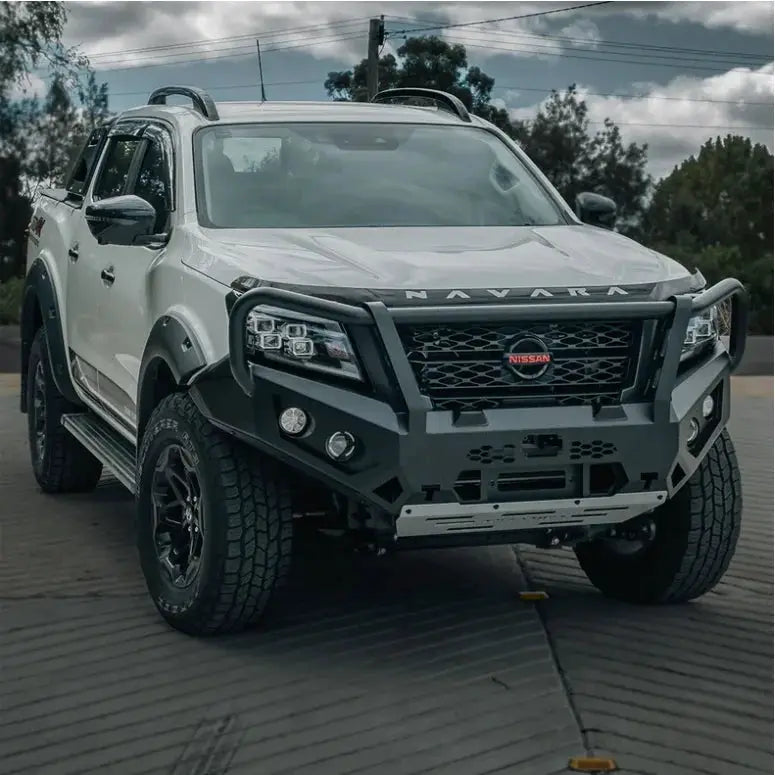 Rockarmor Gt Hoop Bullbar Combo Pack - Nissan Navara D23 Np300 2015 To Current by RockarmorNZ