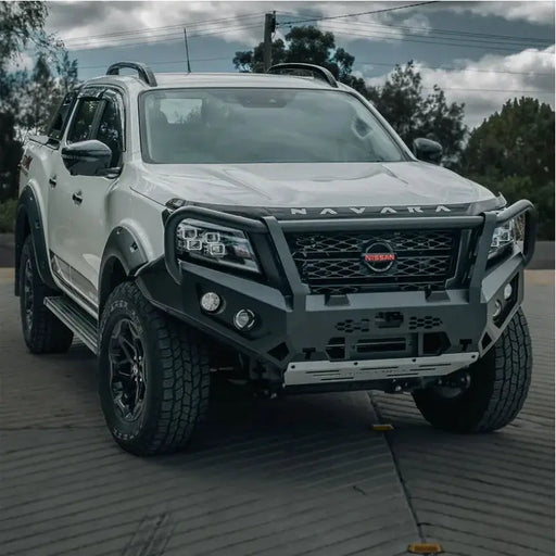 Rockarmor Gt Hoop Bullbar Combo Pack - Nissan Navara D23 Np300 2015 To Current by RockarmorNZ