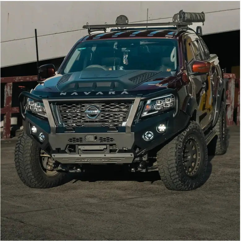 Rockarmor Gt Hoop Bullbar Combo Pack - Nissan Navara D23 Np300 2015 To Current by RockarmorNZ