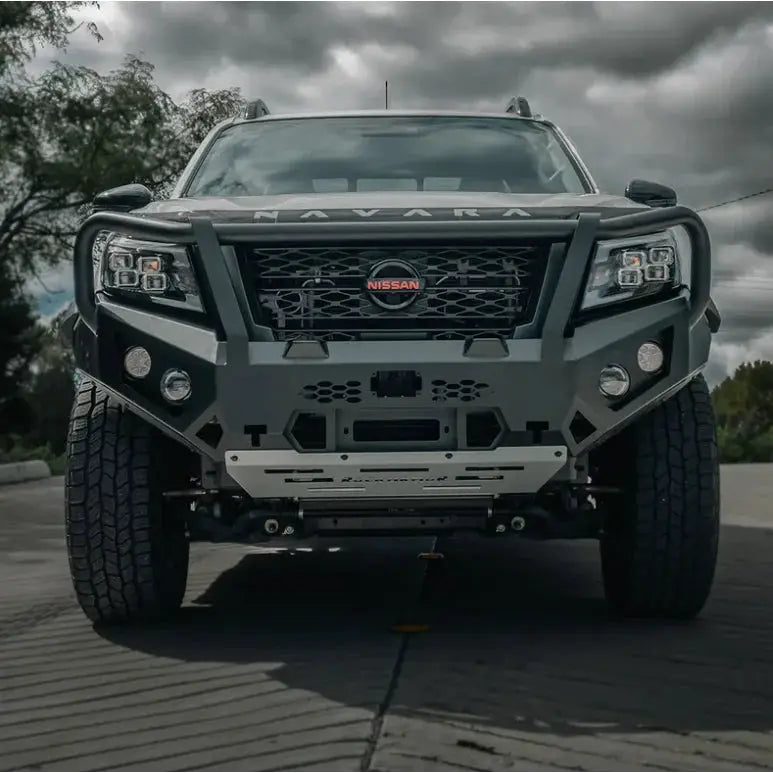 Rockarmor Gt Hoop Bullbar Combo Pack - Nissan Navara D23 Np300 2015 To Current by RockarmorNZ