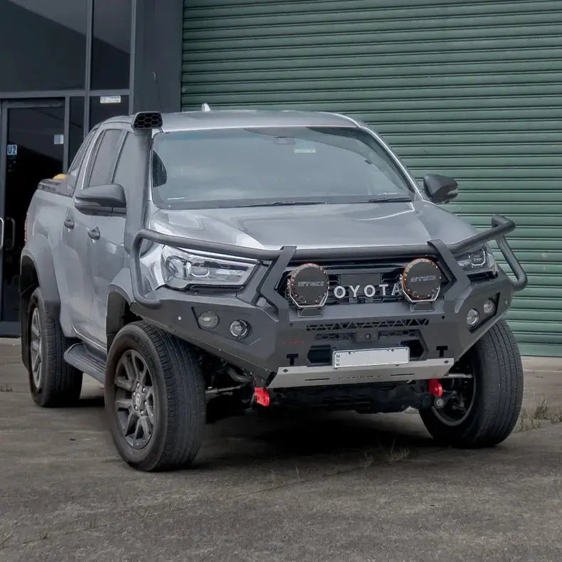 Rockarmor Gt Hoop Bullbar Combo Pack - Toyota Hilux Widebody 2022+ by RockarmorNZ