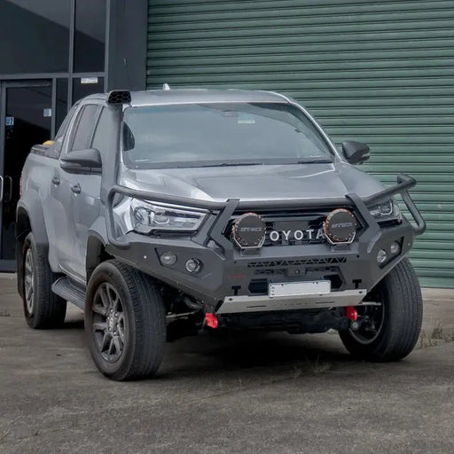 Rockarmor Gt Hoop Bullbar Combo Pack - Toyota Hilux Widebody 2022+ by RockarmorNZ