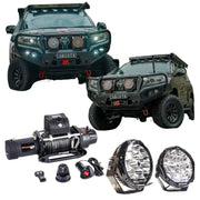 Rockarmor Gt Hoop Bullbar Combo Pack - Toyota Prado 150 2017+ by RockarmorNZ