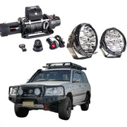 Rockarmor GT Hoop Steel Bullbar Combo - Landcruiser 100 Series 98-07 by RockarmorNZ