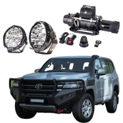 Rockarmor Gt Hoop Steel Bullbar Combo Pack - Toyota 300 2021+ by RockarmorNZ
