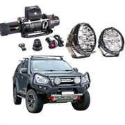 Rockarmor Gt Hoop Steel Bullbar Combo Package - Isuzu Dmax 2017-2020 PFL (Full Bar Replacement) by RockarmorNZ