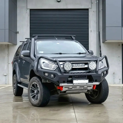 Rockarmor Gt Hoop Steel Bullbar - Isuzu Dmax 2017-2020 PFL (Full Bar Replacement) by RockarmorNZ